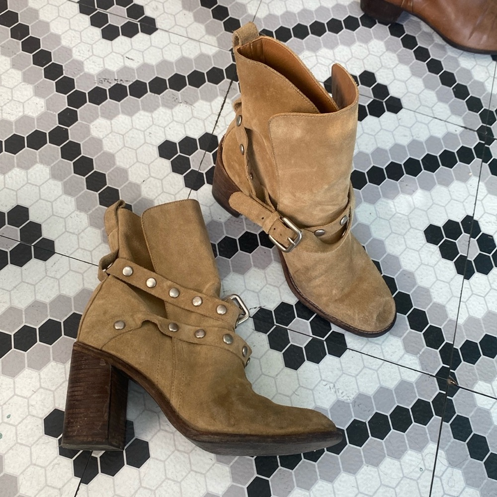 COPY - See by Chloe Tan Suede Boots